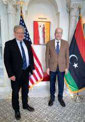 هذه الملفات على طاولة السفير الأمريكي ومحافظ مصرف ليبيا المركزي